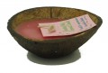 Coconut Candle Mini Half Pink