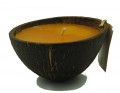 Coconut Candle Half Orange