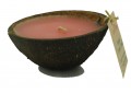 Coconut Candle Half Pink
