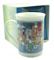 ON SALE Street Scene Porcelain Mug