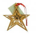 Wood Christmas Decoration Star