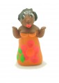 Bajan Attitude Mini dolls with hair style - orange outfit