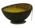 Coconut Candle Half Yellow