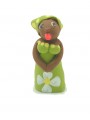 Bajan Attitude Mini dolls with scarf - olive green outfit