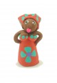 Bajan Attitude Mini dolls with scarf - red outfit