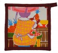 Market Scene Pot Holder