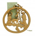 Wood Christmas Decoration Nativity