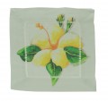 Cocktail Napkin 1 Yellow Hibiscus