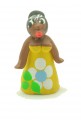 Bajan Attitude Mini dolls with hair style - yellow outfit