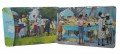  Placemats Large Set/2 - Fruit Stall and Coconut Vendors 