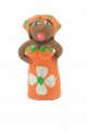 Bajan Attitude Mini dolls with scarf - orange outfit