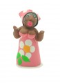 Bajan Attitude Mini dolls with scarf - pink outfit