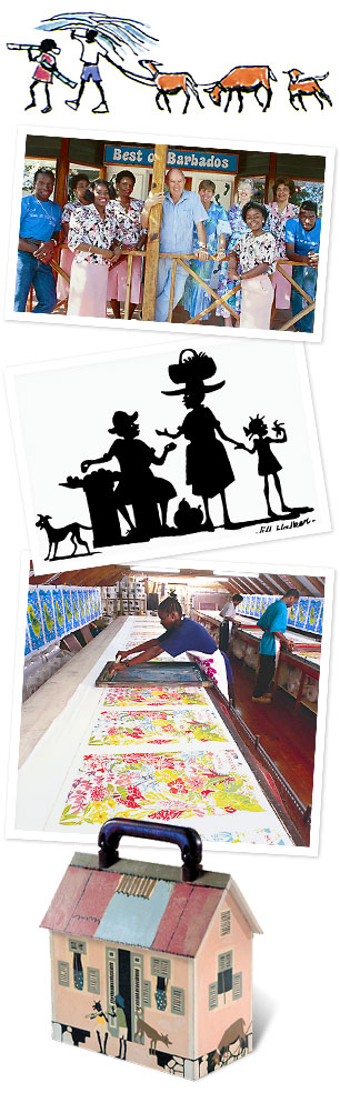 A selection of photographs and artwork